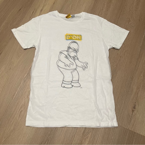 Simpsons white tee - Picture 1 of 4